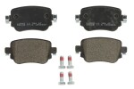 BRECK 25110 00 704 00 / rear brake pad set (with brake caliper guide bolts), fits: audi a1, q3, seat alhambra, leon, leon sc, leon st, leon st/kombi, skoda octavia iii, octavia iv 1.0-2.5 05.10-