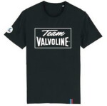 T-särk Team must, unisex S, Valvoline
