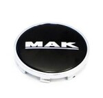 MAK velje ilukilp 8010008550 C070 61mm Black (Equivalent to Audi OE Cap)