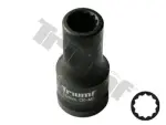 löökpadrun 32mm 1/2" 12- kant triumf