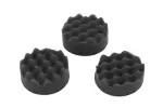 Poleerpadi must 3tk 78mm x 30mm takjakinnitusega