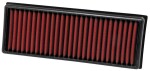 AEM AEM-28-20181 / sport air filter, outer length: 352mm, outer width: 133mm, height: 44mm, shape: panel, fits: mercedes c (cl203), c t-model (s203) 2.5-5.5 09.93-12.16, (dry filter, mzeu35k)