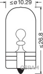 W5W, 5W, 24V, W2.1X9.5D, 10 2845
