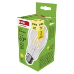 LED-hõõglamp A60 / E27 / 5,9 W (60 W) / 806 lm / soe valge