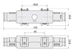 разъём для предохранителя Mega 123x33.6x24.6mm