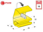 Self stripping tap terminal