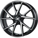 Valuvelg Alutec ADX.01 diamond-black frontpolished 7.5x18" 4x100 ET45 Keskava 63.3