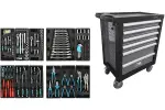 XL Tools tööriistakäru koos 228 HOBIKASUTUSEKS mõeldud tööriistaga