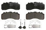 LUMAG 29108 00 903 10 / Brake Pads Rear Iveco Stralis, Trucker, Eurostar, Eurotrucker, Eurocargo, Eurotech MH, MP, Mt, Man Tga, TGM, TGS, TGX, Mercedes Actros, Atego, 2, Axor, 2, Scania 4, P, G, R, T 01.92-