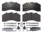 LUMAG 29158 00 901 00 / brake pad set rear fits: mercedes dca, te, tz, saf b, s, sk, skrb, skrlb, skrs, skrz, z, jost dca, meritor tm, bpw sh