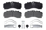 LUMAG 29331 00 914 00 / brake pad set front/rear knorr sn7 hp fits: scania 4, gi, pi, ri dc09.108-osc11.03 05.95-05.19