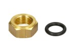 SIRIT 2DAD10LAO / tekalan connections nut, m10x1 internal, with o-ring, metal, quantity per package: 1pc