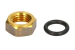 SIRIT 2DAD12LAO / tekalan connections nut, m12x1.5 internal, with o-ring, metal, quantity per package: 1pc