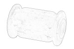 OE VW 2H0 422 405 / steering rack bushing fits: vw amarok, touareg 2.0-4.2d 01.10-