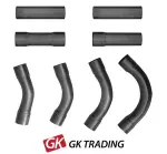 GK TRADING 105-100 / set of 40mm connectors, various angles, elbows, pipes with expansions (9 pcs.)