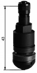 VENTIIL, MUST, ALU, MAX RÕHK 14BAR, P42MM