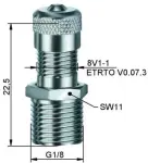 ventiil mahutile 23mm - g1/8"