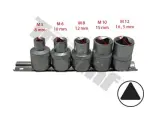 bosch pumba 1/2" kolmurkpadrunite kompl. m5, m6, m8, m10, m12, triumf