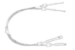 OE VOLVO 31325664 / gearshift cable fits: volvo c30, c70 i 1.6-electric 03.97-12.12