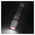 Laetav metallist LED-taskulamp 1200 lm, 2200 mAh