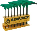 9-os. t-torx keerajate kompl. t9-t40. mosiv eriteras. roheline 1k pea beargrip