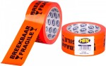 pakketeip "fraigle" kergeltpuruneva kauba hoiatusega 48mmx50m oranz hpx