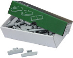 veljetasakaalud 100 x 20g, tsink, valuv. plastik (trax), karp, 100tk