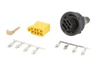 TEKSON 330125LX / connector (number of terminals: 4, cap shape: round, male, for tachographs for sensors-impulses-dynamo, type 1318)