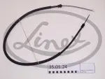 LINEX 35.01.24 / hand brake cable, right