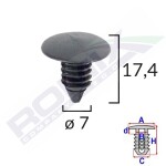 ROMIX 10021 / upholstery clip 10 pcs Daewoo, Citroen