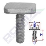 ROMIX 45084 / bumper bolt 10pcs uno, punto, ducato