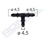 ROMIX 52030 / washer tee 10pcs fiat,alfa,lancia