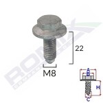 ROMIX C60579 / cover screw 5 pcs VW, Audi M8