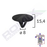 ROMIX C60638 / hood silencer clip 10pcs hyundai,kia