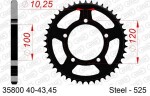 AFA 35800-43 / rear wheel driven sprocket, black steel