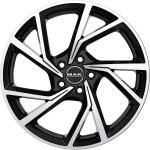 Литой диск MAK Kassel черный зеркало 8x19" 5x112 ET40 центральное отверстие 57.1
