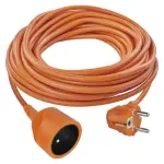 Удлинительный кабель 20 m / 1 разъeм / оранжевый / pvc / 230 V / 1,5 mm2