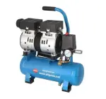 kolbkompressor AIRPRESS seeria Blue, 0,46 kW 230V 8 bar, jõudlus: 105l/min., mahutavus paagile: 6L, arv kolvid: 2tk. (õlivaba)
