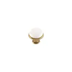 KAPINUPP 29MM PORTSELAN BEEŽ/MESSING