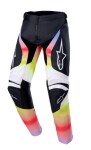 штаны off road ALPINESTARS MX YOUTH RACER SEMI цвет белый/черный/синий/розовый/желтый, размер 24
