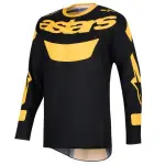 t-shirt off-road alpinestars mx racer riway colour черный/yellow