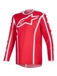 t-shirt off-road alpinestars mx fluid apex colour red/белый