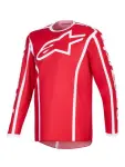 t-shirt off-road alpinestars mx fluid apex colour red/белый