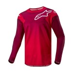 t-рубашка off road Горный alpinestars mx racer цвет burgundy (punakaspruun)/красный