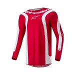 t-рубашка off road Горный alpinestars mx fluid цвет красный/белый