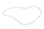 OE AGCO 3790323M1-MF / gearbox element, gasket fits: massey ferguson 5445, 5460, 5465, 6235, 6245, 6255, 6260, 6265, 6270, 6280, 6290, 6445 (dyna), 6455, 6460, 6465, 6470, 6475, 6480, 6485, 6490, 6495, 6497