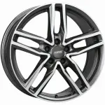 Литой диск Alutec Ikenu Graphite Polished 6.5x16" 5x114.3 ET38 центральное отверстие 70.1