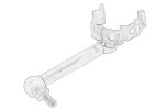 OE BMW 37 14 6 763 733 / headlight leveling sensor connector (front, for xenon version) fits: bmw 1 (e81), 1 (e87), 3 (e90), 3 (e91) 06.04-12.12