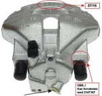 TEXTAR 38078400 / brake caliper /rh/f/galaxy 95-06 /l/