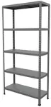 laoriiul 1870x1000x400mm. metall. 5-riiuliga. 80kg/riiul poltühendus must antrasiit